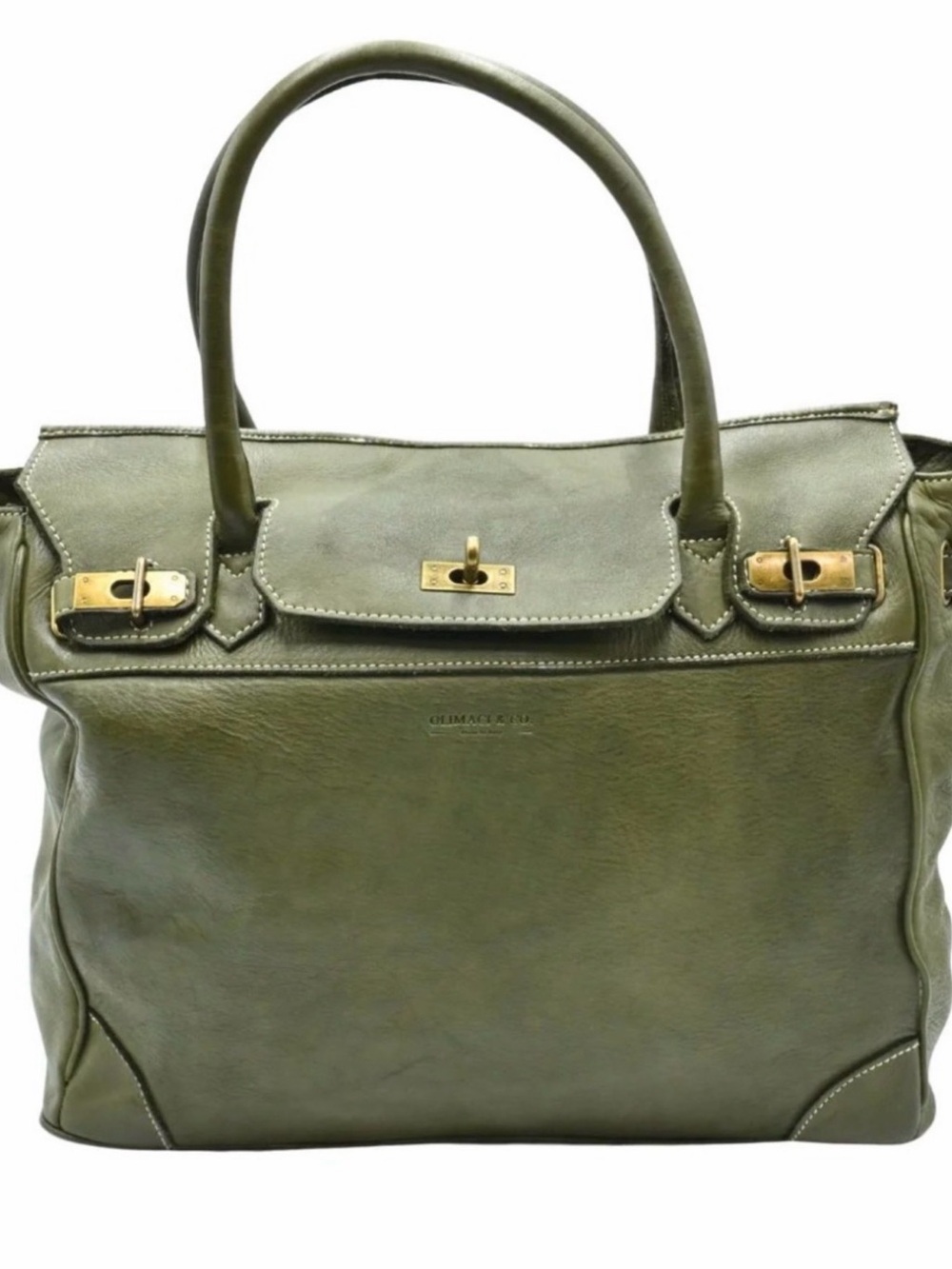 (Firkin style) Firenze Soft Leather Handbag Handcrafted in Italy